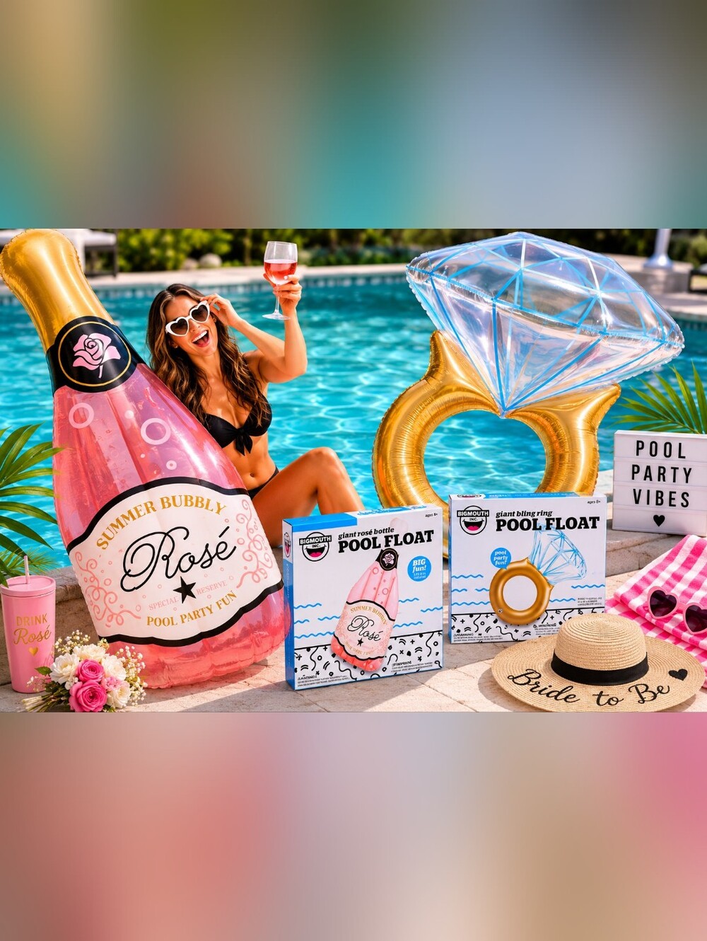 BigMouth Pool Floats – Perfect for Bachelorette Parties & Wedding Celebrations!
